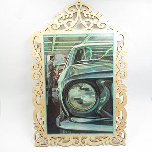 Vintage Car Wood Wall Panel art